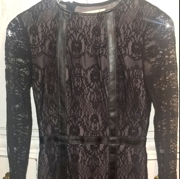 Kittenish Black Lace Dress - Picture 2 of 3